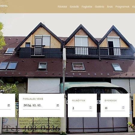 Sashalom Hotel Budapešť Exteriér fotografie